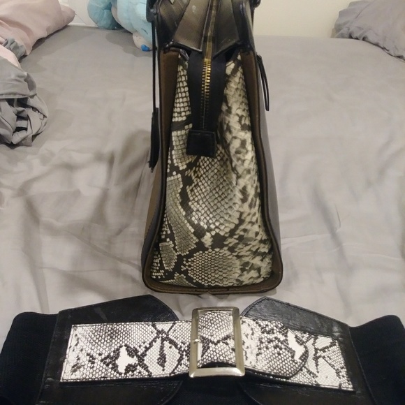 AUTHENTIC DIOR BAG,ALDO TOTE W MATCHING BELT NEW - Picture 3 of 7